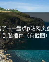 别再传谣了——盘点p站网页登录-别再乱装插件（有截图）